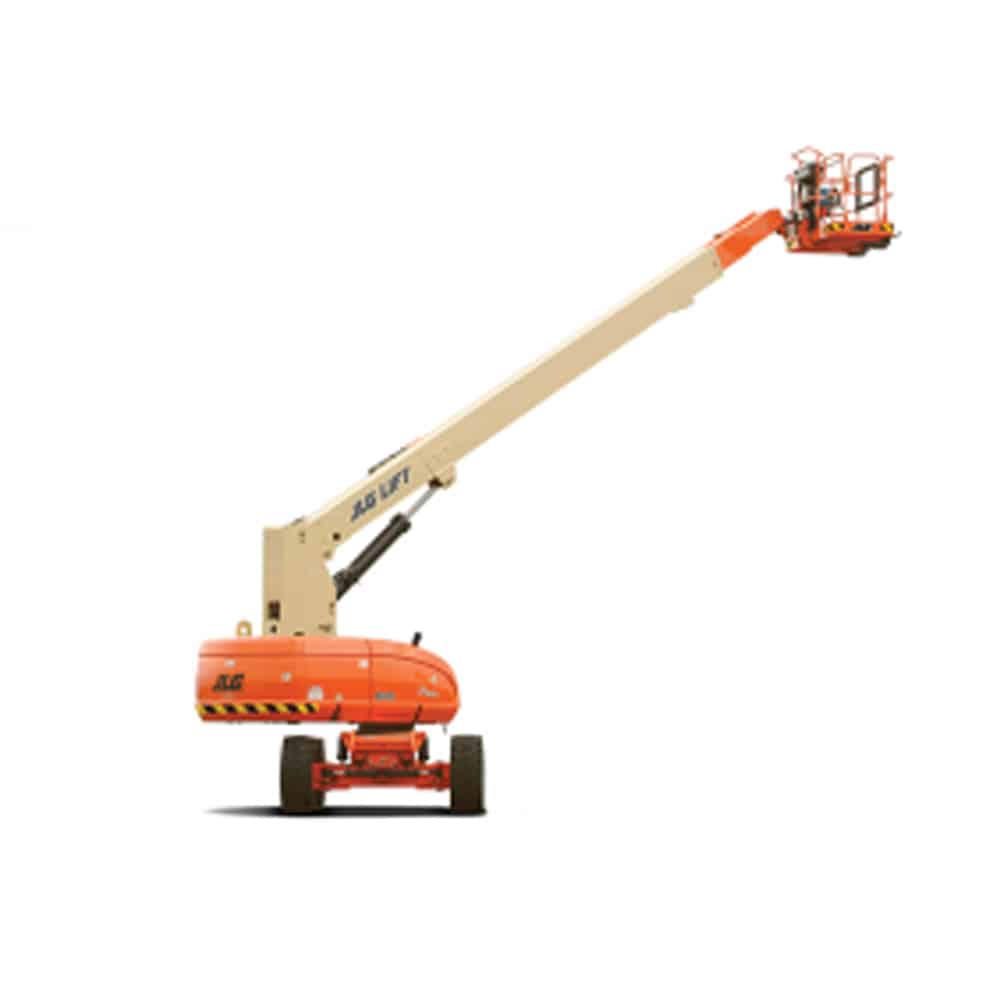 A diesel stick boom lift for hire in Cairns